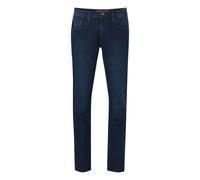 Relaxhose BLEND "BHTwister fit", Herren, Gr. 31, Länge 34, denim dunkelblau, Jeans, 99% Baumwolle, 1% Elasthan, regular fit lang, Hosen, Klassische Regular-fit-Jeans mit Taschen und Waschung (42824001