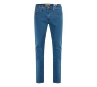 Relaxhose BLEND "BHTwister fit", Herren, Gr. 36, Länge 32, denim middle blau, Jeans, 99% Baumwolle, 1% Elasthan, regular fit normal, Hosen Relaxhose, Klassische Regular-fit-Jeans (38190614-36) denim m