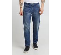 Bequeme Jeans BLEND "BHThunder", Herren, Gr. 33, Länge 34, denim middle blau, Jeans, 99% Baumwolle, 1% Elasthan, unifarben, regular fit lang, Jeans, Jeanshose mit weitem Schnitt und enger werdendem Be