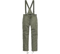 Bequeme Jeans BRANDIT "Brandit Herren Thermal Dungarees", Herren, Gr. S, US-Größen, olive, 100% Polyamid, unifarben, Jeans Bequeme Jeans (44108261-S)