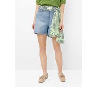 Bequeme Jeans BRAX "Style BEACH B", Damen, Gr. 44, Normalgrößen, blau (hellblau), Denim/Jeans, 92% Baumwolle, 8% Elastomultiester, Jeans (16653253-44) hellblau