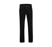 Bequeme Jeans BRÜHL "Genua III DO", Herren, Gr. 28, EURO-Größen, schwarz, 89% Baumwolle, 11% Elasthan, unifarben, lang, Jeans Stretchjeans 5-Pocket-Jeans, in 360 Bi-Stretch Denim (31380249-28) schwarz