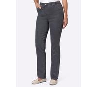 Bequeme Jeans CLASSIC BASICS, Damen, Gr. 44, Normalgrößen, schwarz (anthrazit, grau, denim), 81% Baumwolle, 17% Polyester, 2% Elasthan, unifarben, lang, Jeans (18165768-44) anthrazit, grau, denim