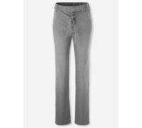 Bequeme Jeans CLUB OF COMFORT, Damen, Gr. 52, Normalgrößen, blau (light grau, denim), 81% Baumwolle, 17% Polyester, 2% Elasthan, unifarben, lang, Jeans (57356107-52) light grau, denim