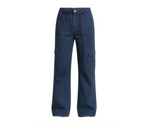 Bequeme Jeans DEF "DEF DEF Baggy Cargohosen", Damen, Gr. S, US-Größen, dunkelblau, 100% Baumwolle, unifarben, Jeans (83232207-S) dunkelblau