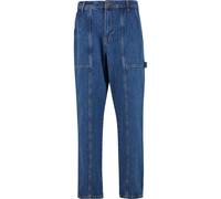 Bequeme Jeans DEF "DEF DEF Loose Fit Jeans", Herren, Gr. 32, Normalgrößen, midblau, 100% Baumwolle, unifarben, Jeans (69400966-32) midblau