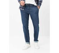 Bequeme Jeans EUREX BY BRAX "Style JOHN", Herren, Gr. 25U, Unterbauchgrößen, blau (dunkelblau), Denim/Jeans, 94% Baumwolle, 4% Elastomultiester, 2% Elasthan, Jeans (34525868-25) dunkelblau
