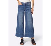 Bequeme Jeans HEINE, Herren, Gr. 46, Normalgrößen, blau, bleached, 95% Baumwolle, 3% Polyester, 2% Elasthan, unifarben, 7/8-Länge, Jeans (51372736-46) blau, bleached