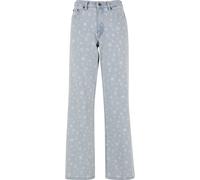 Bequeme Jeans KARL KANI "Karl Kani Damen", Damen, Gr. 27, Normalgrößen, lightblau, 100% Baumwolle, Jeans (48654845-27) lightblau