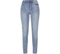 Bequeme Jeans KARL KANI "Karl Kani Damen Karl Kani OG Skinny Denim", Damen, Gr. 27, Normalgrößen, lightblau, 100% Baumwolle, unifarben, Jeans (12564068-27) lightblau