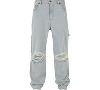 Bequeme Jeans KARL KANI "Karl Kani Herren", Herren, Gr. 32, Normalgrößen, bleached blau, 100% Baumwolle, unifarben, normal, Jeans (24006855-32) bleached blau