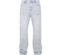 Bequeme Jeans KARL KANI "Karl Kani Herren Karl Kani OG Denim Carpenter Pants", Herren, Gr. 28, Normalgrößen, blau (bleached blau), 85% Baumwolle, 15% Polyester, normal, Jeans (47437541-28) bleached bl