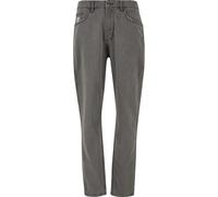 Bequeme Jeans KARL KANI "Karl Kani Herren KK Small Signature Tapered Five Pocket Denim", Herren, Gr. 32, Normalgrößen, light grau, 100% Baumwolle, unifarben, normal, Jeans (67027936-32) light grau