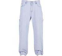 Bequeme Jeans KARL KANI "Karl Kani Herren KMI-PL063-090-13 KK Retro Baggy Workwear Denim", Herren, Gr. 36, Normalgrößen, blau (lightblau), 100% Baumwolle, unifarben, normal, Jeans (28142811-36) lightb