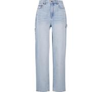 Bequeme Jeans KARL KANI "Karl Kani Karl Kani Og Baggy Workwear Denim", Damen, Gr. 26, Normalgrößen, lightblau, 100% Baumwolle, unifarben, Jeans (32703260-26) lightblau