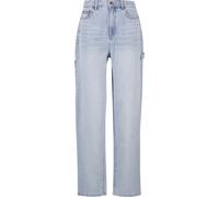 Bequeme Jeans KARL KANI "Karl Kani Karl Kani Og Baggy Workwear Denim", Damen, Gr. 27, Normalgrößen, lightblau, 100% Baumwolle, unifarben, Jeans (32703260-27) lightblau
