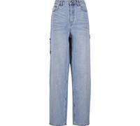 Bequeme Jeans KARL KANI "Karl Kani Karl Kani OG Baggy Workwear Denim vintage", Damen, Gr. 27, Normalgrößen, midblau, 100% Baumwolle, unifarben, Jeans (58426557-27) midblau