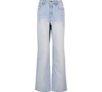 Bequeme Jeans KARL KANI "Karl Kani Karl Kani OG Five Pocket Straight Leg Denim", Damen, Gr. 27, Normalgrößen, blau (lightblau), 100% Baumwolle, unifarben, Jeans (82666842-27) lightblau