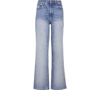Bequeme Jeans KARL KANI "Karl Kani Karl Kani OG Five Pocket Straight Leg Denim vintage", Damen, Gr. 29, Normalgrößen, midblau, 100% Baumwolle, unifarben, Jeans (27317922-29) midblau