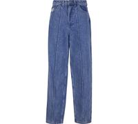 Bequeme Jeans KARL KANI "Karl Kani KK Tuck Straight Leg Denim Pants Vintage indigo", Herren, Gr. 32, Normalgrößen, blau, 100% Baumwolle, unifarben, Jeans (44075425-32) blau