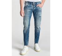 Bequeme Jeans LE TEMPS DES CERISES "700/11", Herren, Gr. 32, US-Größen, blau, 94% Baumwolle, 5% Polyester, 1% Elasthan, Jeans, mit leichten Destroyed-Elementen (56966643-32) blau