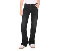Bequeme Jeans LE TEMPS DES CERISES "FLARE", Damen, Gr. 28, EURO-Größen, schwarz, 95% Baumwolle, 4% Polyester, 1% Elasthan, unifarben, Jeans, mit stylischem Bootcut-Schnitt (54395546-28) schwarz
