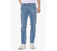 Bequeme Jeans LE TEMPS DES CERISES, Herren, Gr. 28, EURO-Größen, blau, 90% Baumwolle, 8% Polyester, 2% Elasthan, Jeans, im lässigen Washed-Look (63971022-28) blau