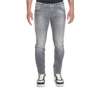 Bequeme Jeans LE TEMPS DES CERISES, Herren, Gr. 31, US-Größen, grau, 95% Baumwolle, 3% Polyester, 2% Elasthan, Jeans, mit dezenter Waschung (88031941-31) grau