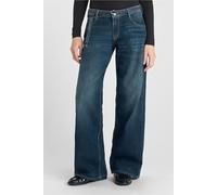 Bequeme Jeans LE TEMPS DES CERISES "LAURYN", Damen, Gr. 28, EURO-Größen, dunkelblau, 100% Baumwolle, unifarben, Jeans, mit Bootcut-Schnitt (92114503-28) dunkelblau
