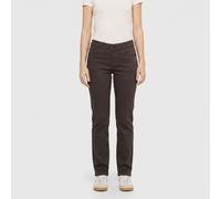 Bequeme Jeans MAC "Gracia", Damen, Gr. 40, Länge 30, braun (deep braun ppt), Denim/Jeans, Obermaterial: 95% Baumwolle, 3% Polyester, 2% Elasthan, unifarben, comfort fit knöchellang, Jeans, Topseller (