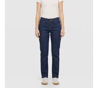 Bequeme Jeans MAC "Gracia", Damen, Gr. 42, Länge 30, fashion rinsed, Denim/Jeans, Obermaterial: 91% Baumwolle, 7% Elastomultiester, 2% Elasthan, unifarben, comfort fit knöchellang, Jeans (37722438-42)