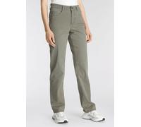 Bequeme Jeans MAC "Stella", Damen, Gr. 34, Länge 30, grün (light khaki), Denim/Jeans, Obermaterial: 98% Baumwolle, 2% Elasthan, comfort fit knöchellang, Jeans, Gerader Beinverlauf (14162157-34) light 