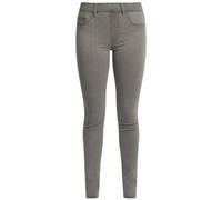 Bequeme Jeans OXMO "Jeans Hose OXGesine", Damen, Gr. 42, Länge 30, grau (pewter), Jeans, Obermaterial: 76% Baumwolle CO. 23% Polyester PES. 1% Elasthan EL., unifarben, casual, skinny fit normal, Jeans
