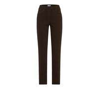 Bequeme Jeans RAPHAELA BY BRAX "Style CARINA", Damen, Gr. 52, Normalgrößen, dunkelbraun, Denim/Jeans, 93% Baumwolle, 5% Elastomultiester, 2% Elasthan, Jeans (23904056-52) dunkelbraun
