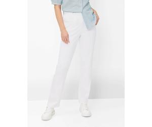 Bequeme Jeans RAPHAELA BY BRAX "Style CARINA FUN", Herren, Gr. 48, Normalgrößen, weiß, Denim/Jeans, 54% Baumwolle, 37% Lyocell, 6% Elastomultiester, 3% Elasthan, Jeans (22498362-48) weiß