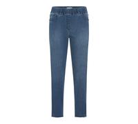 Bequeme Jeans RAPHAELA BY BRAX "Style CAVINA FRINGE", Damen, Gr. 54K (27), Kurzgrößen, jeans, Denim/Jeans, 50% Baumwolle, 40% Lyocell, 7% Elastomultiester, 3% Elasthan, Jeans (31084903-27) jeans