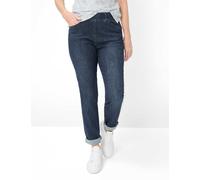 Bequeme Jeans RAPHAELA BY BRAX "Style LAVINA JOY", Damen, Gr. 48K (24), Kurzgrößen, jeans, Denim/Jeans, 93% Baumwolle, 5% Elastomultiester, 2% Elasthan, Jeans (29065137-24) jeans