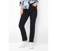 Bequeme Jeans RAPHAELA BY BRAX "Style LAVINA JOY", Damen, Gr. 52K (26), Kurzgrößen, schwarz (dunkelblau), Denim/Jeans, 93% Baumwolle, 5% Elastomultiester, 2% Elasthan, Jeans (53912152-26) dunkelblau
