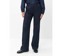 Bequeme Jeans RAPHAELA BY BRAX "Style PAM FLARED", Damen, Gr. 36K (18), Kurzgrößen, blau (dunkelblau), Denim/Jeans, 98% Baumwolle, 2% Elasthan, Jeans (19823229-18) dunkelblau