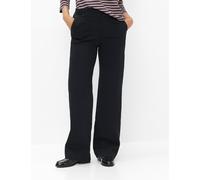 Bequeme Jeans RAPHAELA BY BRAX "Style PAM FLARED", Damen, Gr. 40K (20), Kurzgrößen, schwarz, Denim/Jeans, 76% Baumwolle, 11% Lyocell, 10% Elastomultiester, 3% Elasthan, Jeans (99126833-20) schwarz