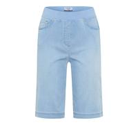 Bequeme Jeans RAPHAELA BY BRAX "Style PAMINA BERMUDA", Damen, Gr. 38, Normalgrößen, hellblau, Denim/Jeans, 50% Baumwolle, 40% Lyocell, 7% Elastomultiester, 3% Elasthan, Jeans (68217623-38) hellblau