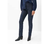 Bequeme Jeans RAPHAELA BY BRAX "Style PAMINA", Damen, Gr. 38K (19), Kurzgrößen, blau, Denim/Jeans, 97% Baumwolle, 3% Elasthan, Jeans, Denim: Five-Pocket Jeans im Slim Fit (12885650-19) blau
