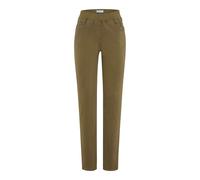 Bequeme Jeans RAPHAELA BY BRAX "Style PAMINA", Damen, Gr. 48, Normalgrößen, moosgrün, Denim/Jeans, 93% Baumwolle, 5% Elastomultiester, 2% Elasthan, slim fit, Jeans (16576505-48) moosgrün
