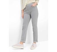 Bequeme Jeans RAPHAELA BY BRAX "Style PAMINA FUN", Damen, Gr. 38, Normalgrößen, grau, Denim/Jeans, 50% Baumwolle, 40% Lyocell, 7% Elastomultiester, 3% Elasthan, slim fit, Jeans (74356720-38) grau