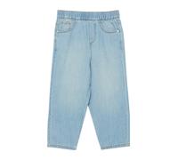 Bequeme Jeans S.OLIVER JUNIOR, Mädchen, Gr. 128, N-Gr, blau, Denim/Jeans, Obermaterial: 100% Baumwolle, unifarben, Jeans, aus Denim, atmungsaktiv, pflegeleicht, unifarben, Casual-Stil (72565930-128) b