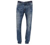 Bequeme Jeans SOUTHPOLE "Southpole Herren Stretch Signature Denim", Herren, Gr. 38/32, Länge 32, midsand blau, 73% Baumwolle, 25% Polyester, 2% Elasthan, Jeans (30305700-38) midsand blau