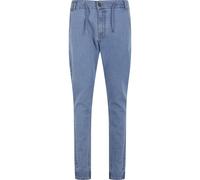 Bequeme Jeans URBAN CLASSICS "Urban Classics Antifit Denim", Herren, Gr. 40, Normalgrößen, blau (new light blau washed), 98% Baumwolle, 2% Elasthan, unifarben, casual, Jeans (48335663-40) new light bl