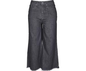 Bequeme Jeans URBAN CLASSICS "Urban Classics Damen Ladies Denim Culotte", Damen, Gr. M, US-Größen, schwarzwashed, 100% Baumwolle, unifarben, Jeans (45033731-M) schwarzwashed