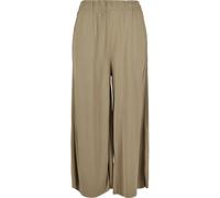 Urban Classics Damenhose Modal Culotte 3/4-Länge mit Gummibund Khaki Gr. S