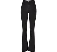 Bequeme Jeans URBAN CLASSICS "Urban Classics Damen Ladies Super Stretch Bootcut Denim Pants", Damen, Gr. 26, Normalgrößen, schwarzstone washed, 85% Baumwolle, 13% Polyester, 2% Elasthan, unifarben, no